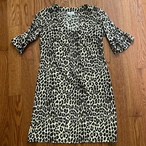 Brown and cream Jude Connally Dress